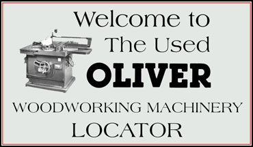 Welcome to the Oliver Used Machinery Locator